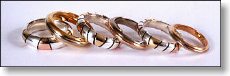 Rings in Silver and Gold